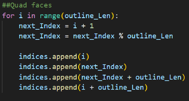 A screenshot of colour-coded code